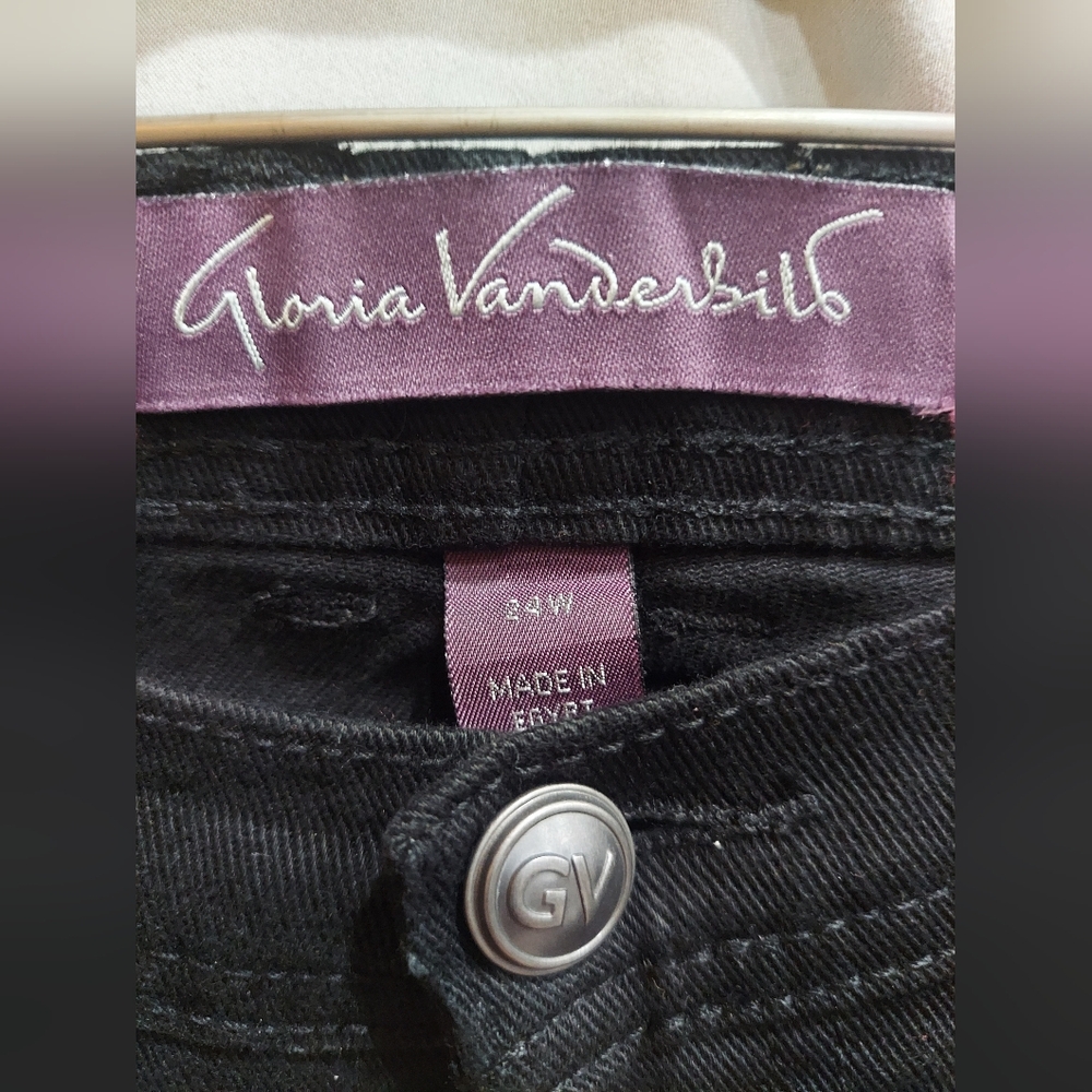 GLORIA VANDERBILT Women's Dark Jeans Size 24W